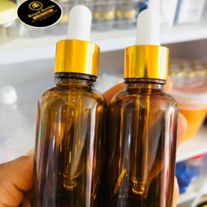 30ml amber glass dropper bottle
