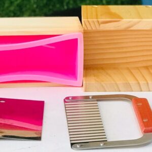 Complete wooden soap mould