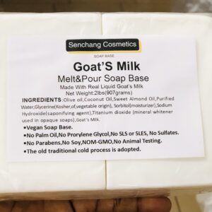 1kg Goat milk soap base