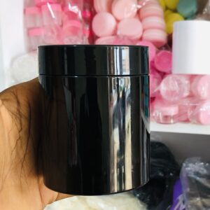 250g Foreign all black jar