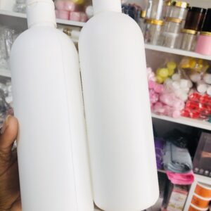 500ml All white bottle with flip cover