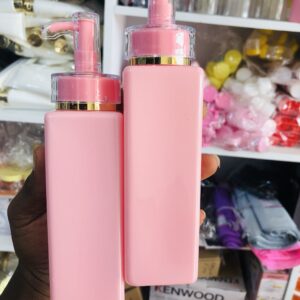250ml Foreign all pink square shape eleganza foreign bottle