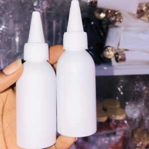 50ml all white applicator bottle
