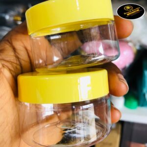50g clear container with yellow lid