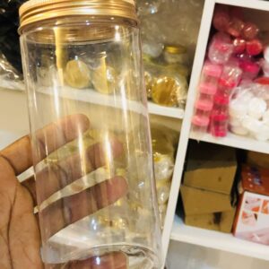 500g long jar with gold lid