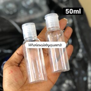 50ml All clear bottle with flip cover
