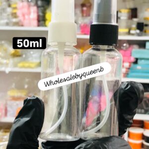 50ml clear spray bottle