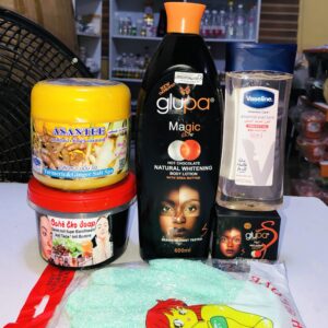 Chocolate & caramel skin combo